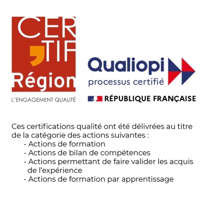  Certification Qualiopi - Certif'Région