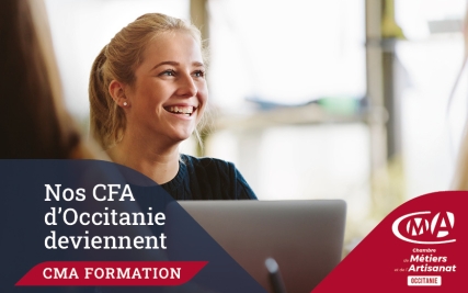 Nouvelle identité pour les CFA de la CMA Occitanie